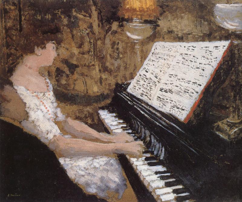 Edouard Vuillard Piano lady china oil painting image